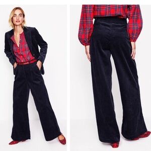 Boden Chiswick wide leg cord pants
